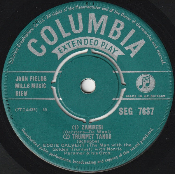 Eddie Calvert – Golden Trumpet-Golden Melodies (N°. 2) (7'' EP)