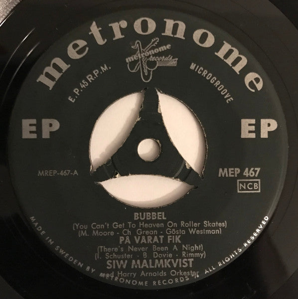 Siw Malmkvist – Bubbel (7'' EP)