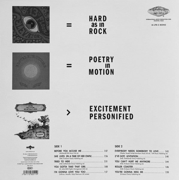 13th Floor Elevators – We Are Not Live (LP)
