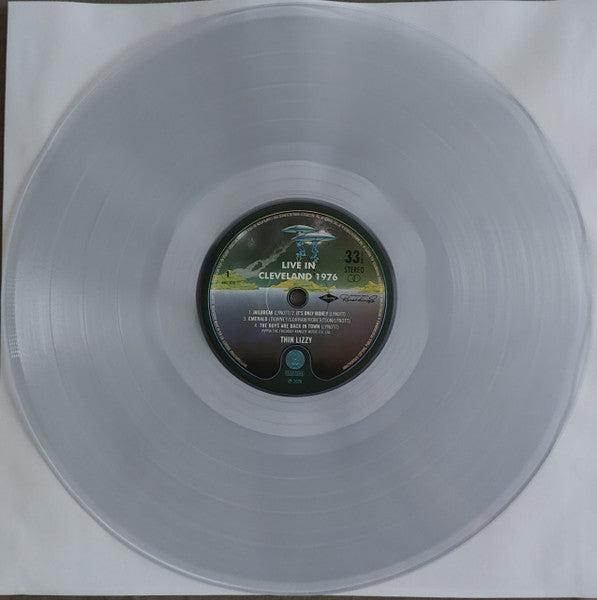 Thin Lizzy – Live In Cleveland 1976 (Gatefold - Transparent Vinyl 2LP)