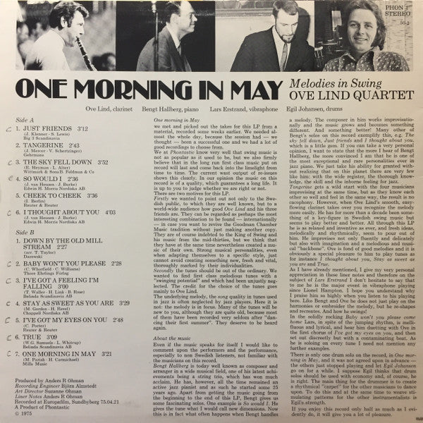 Ove Lind Quartet – One Morning In May (LP)
