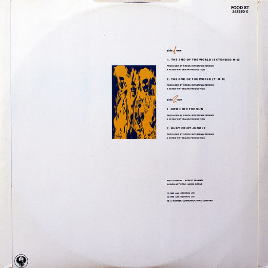 Brilliant – The End Of The World (Extended Mix) (12'')