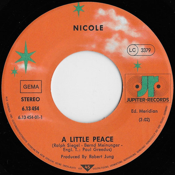 Nicole – A Little Peace (7'')