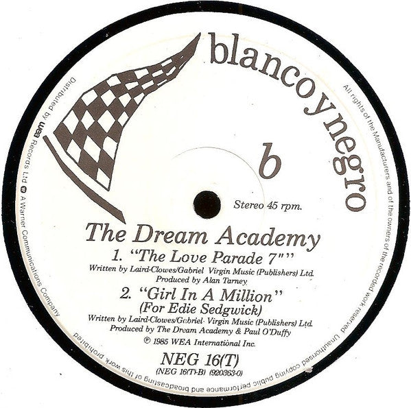 The Dream Academy – The Love Parade (12'')