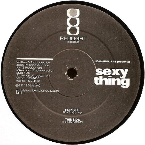 Jean-Philippe – Sexy Thing (12'')