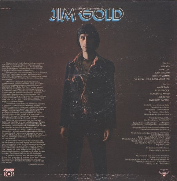 Gallery – Gallery Featuring Jim Gold (LP)