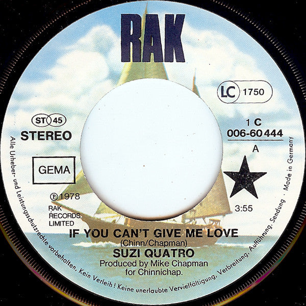 Suzi Quatro – If You Can't Give Me Love (7'')
