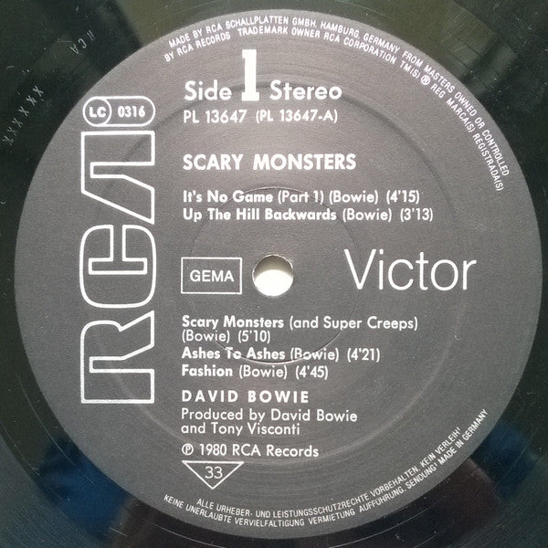 David Bowie – Scary Monsters (LP)