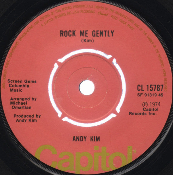 Andy Kim – Rock Me Gently (7'')