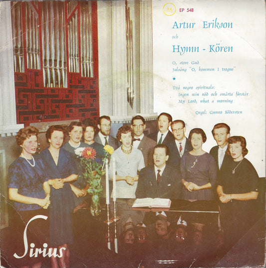 Artur Erikson Och Hymn-kören – O, Store gud (7'' EP)