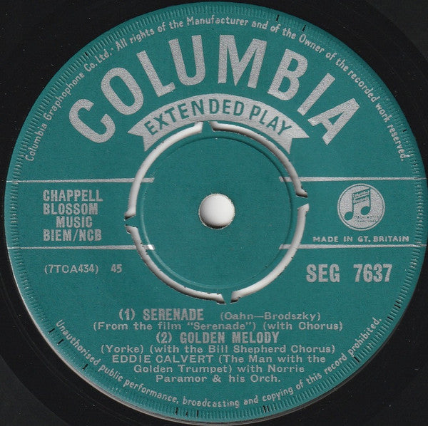 Eddie Calvert – Golden Trumpet-Golden Melodies (N°. 2) (7'' EP)