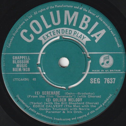 Eddie Calvert – Golden Trumpet-Golden Melodies (N°. 2) (7'' EP)