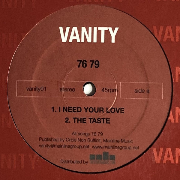 76 79 – I Need Your Love (12'')