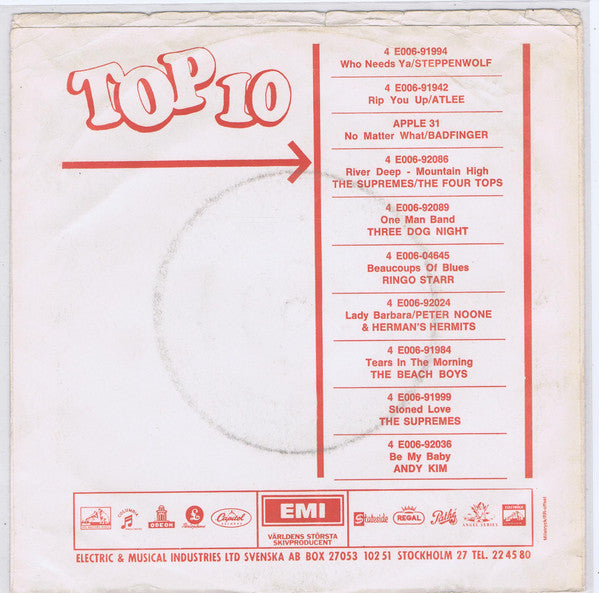 Johnny Johnson & His Bandwagon – (Blame It) On The Pony Express (7'')