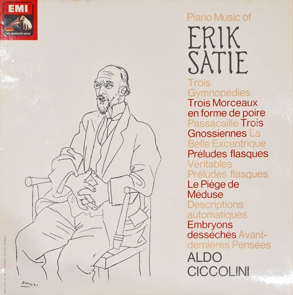 Erik Satie, Aldo Ciccolini – Piano Music (LP)