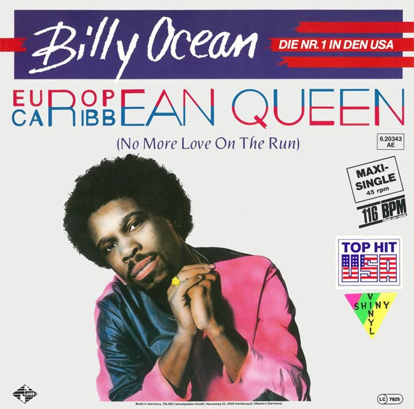 Billy Ocean – European Queen (No More Love On The Run) (Translucent Green Vinyl 12'')
