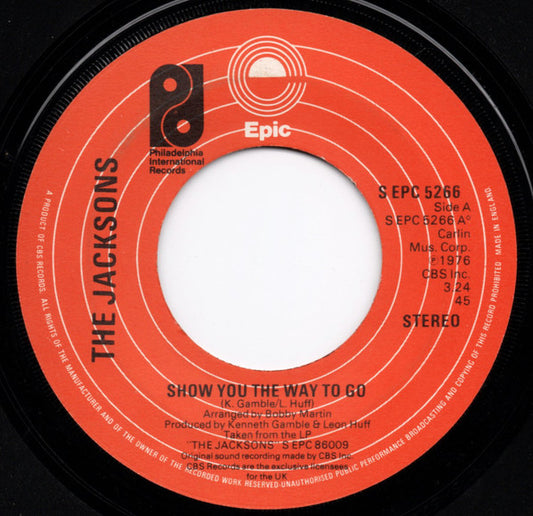 The Jacksons – Show You The Way To Go (7'')