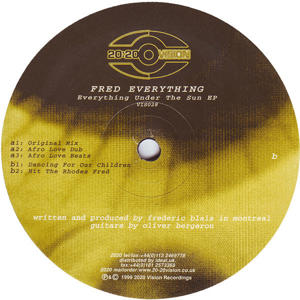 Fred Everything – Everything Under The Sun EP (12'' EP)