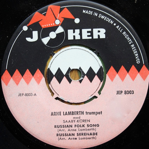 Arne Lamberth Och Saaby-Kören – Russian Folk Song (7''EP)