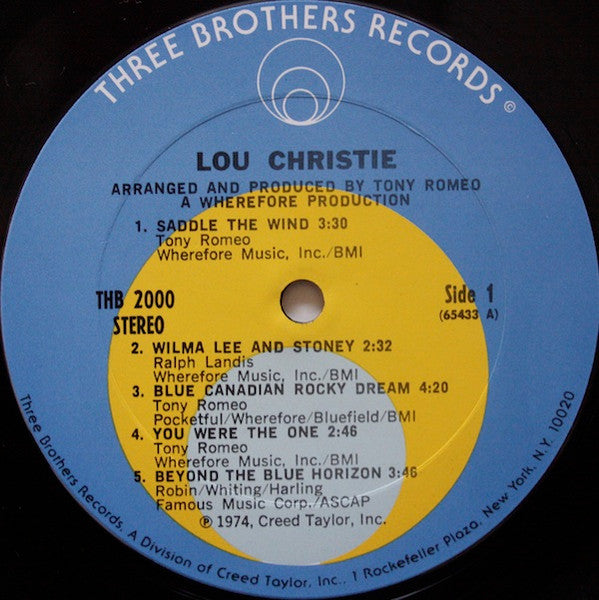 Lou Christie – Lou Christie (LP)