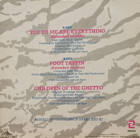 The Real Thing – You To Me Are Everything (The Decade Remix 76-86) (12'')