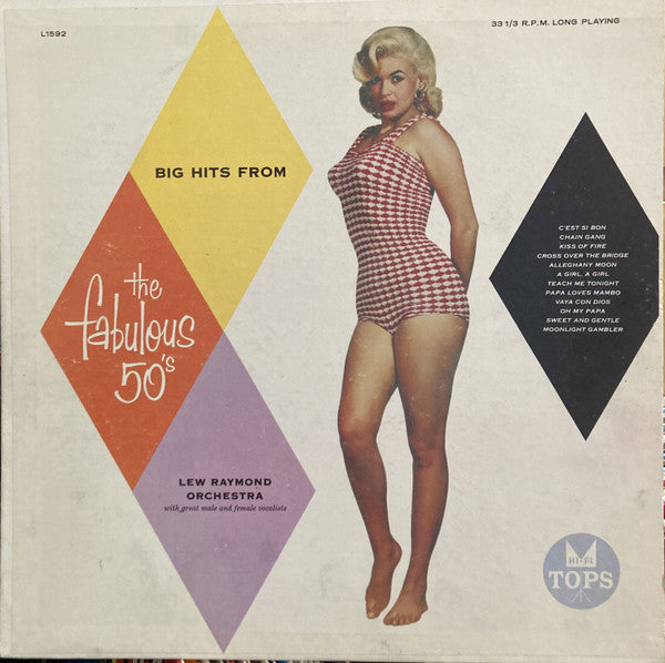 The Lew Raymond Orchestra – Big Hits From The Fabulous 50's (LP)