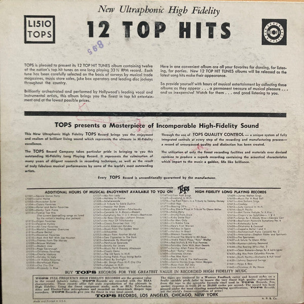 The Lew Raymond Orchestra – Big Hits From The Fabulous 50's (LP)