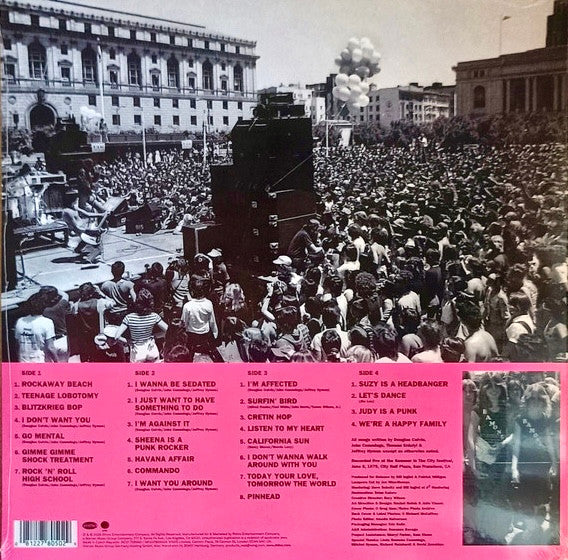 Ramones – Summer In The City (Live In San Francisco, 1979) (Neon Pink Vinyl 2LP)
