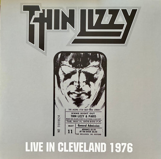 Thin Lizzy – Live In Cleveland 1976 (Gatefold - Transparent Vinyl 2LP)
