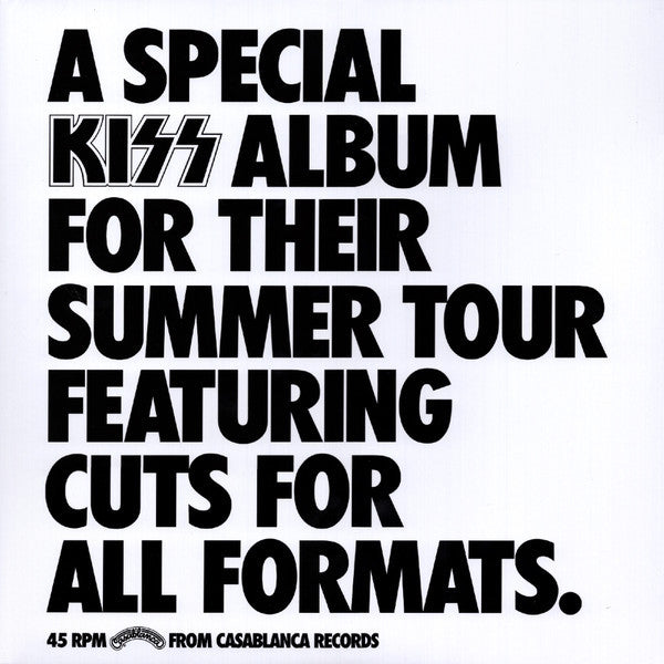 Kiss – Special Kiss Tour Album (12'' EP) (Black & White Marbled Vinyl)