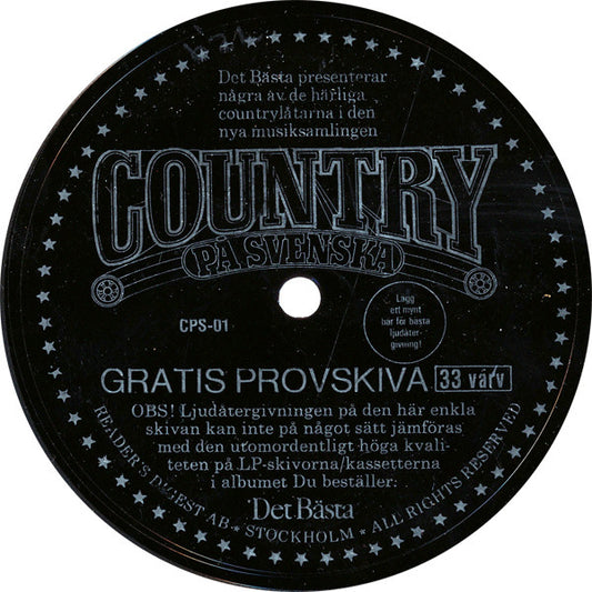 Unknown Artist – Country På Svenska (Flexi 7'')
