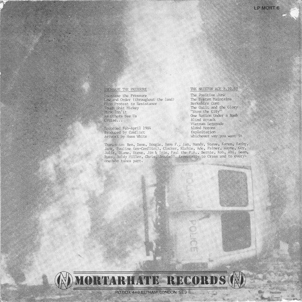 Conflict - Increase The Pressure (Gatefold LP)