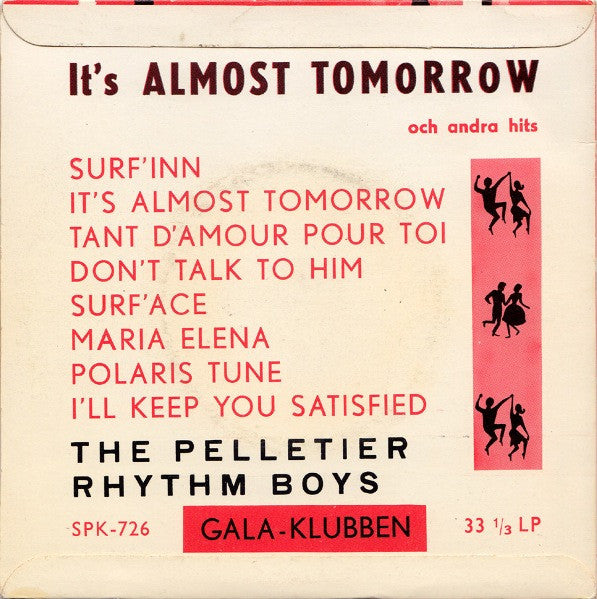 The Pelletier Rhythm Boys – It's Almost Tomorrow (7'' EP)