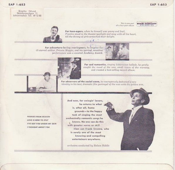 Frank Sinatra – Songs For Swingin' Lovers (Part 1) (7'' EP)
