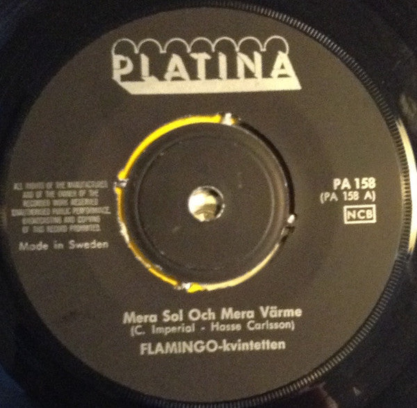 Flamingokvintetten – Mera Sol Och Mera Värme (7'')