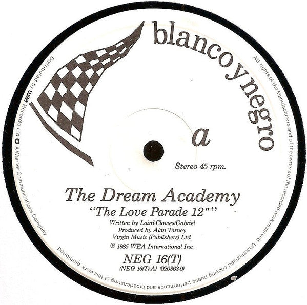 The Dream Academy – The Love Parade (12'')