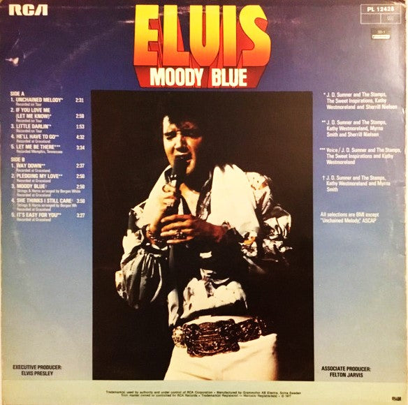 Elvis Presley – Moody Blue (LP)