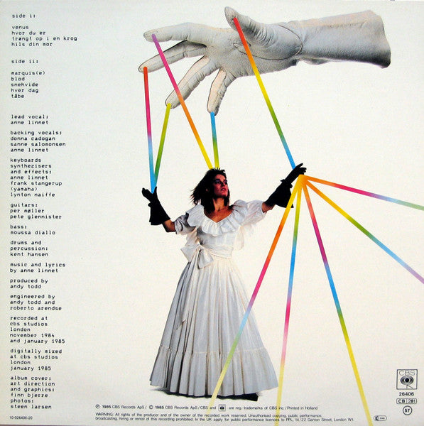 Anne Linnet & Marquis De Sade – Hvid Magi (LP)