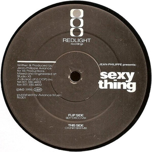 Jean-Philippe – Sexy Thing (12'')